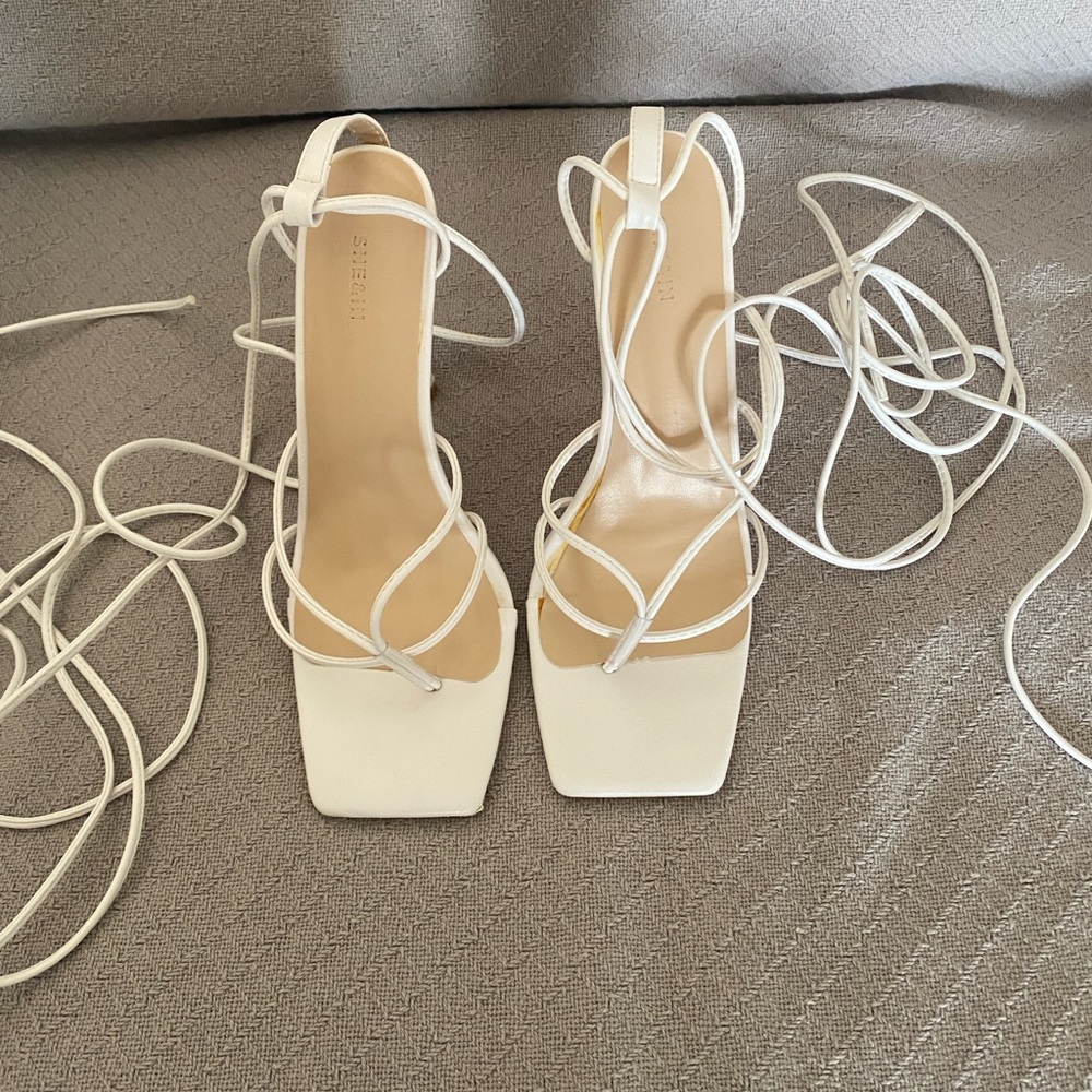 Shein lace up heels